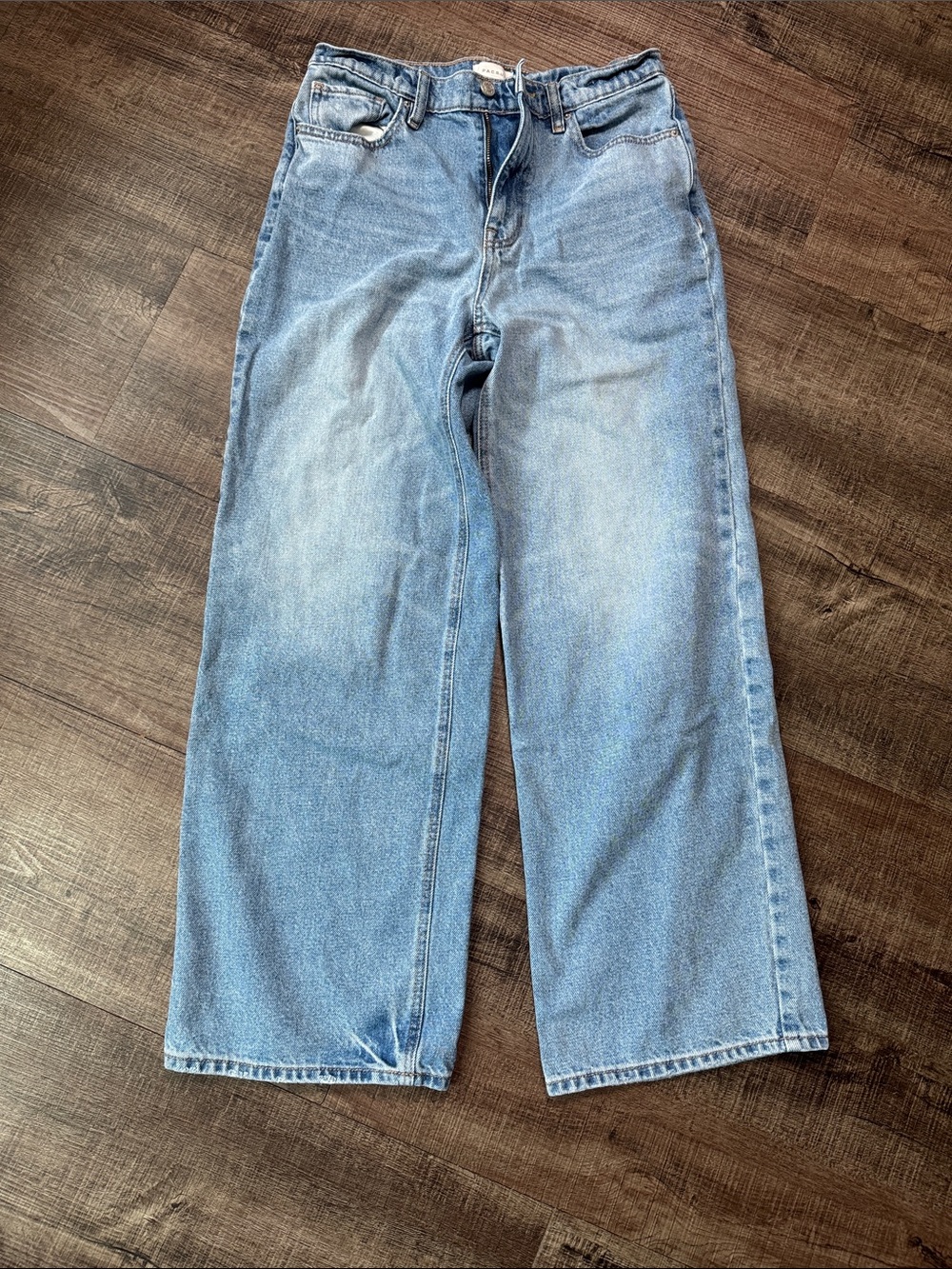 PacSun Women's Light Wash Relaxed Wide-Leg Jeans